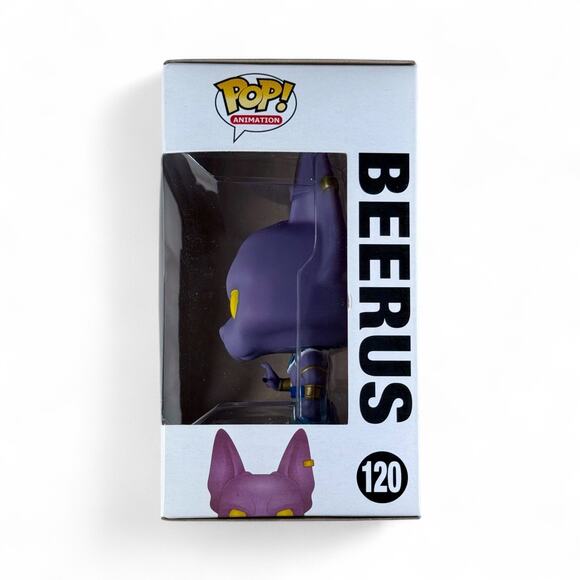 Funko Pop Unopened Beerus 120 Dragon Ball Z Resurrection F Vinyl Figure - Picture 2 of 6